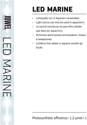Juwel Marine Λάμπα Led για Φωτισμό Ενυδρείου με Λευκό Φως 31W