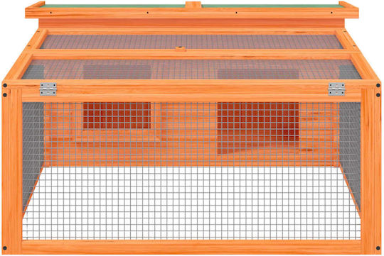 vidaXL 172286 Wooden Cage for Rabbits 117.5x97x47.5cm