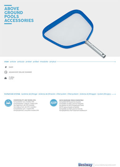 Bestway Pool Net Surface