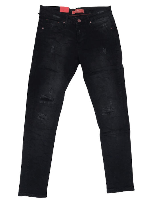 Senior Senior Men's Jeans Pants in Slim Fit Black