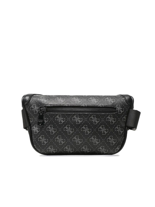 Guess Pungă din piele Geantă pentru bărbați Umăr / Crossbody Neagră