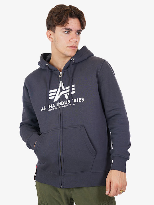 Alpha Industries Basic Navy Blue with Hood