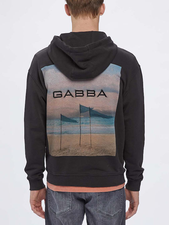 Gabba Men's Sweatshirt with Hood Black