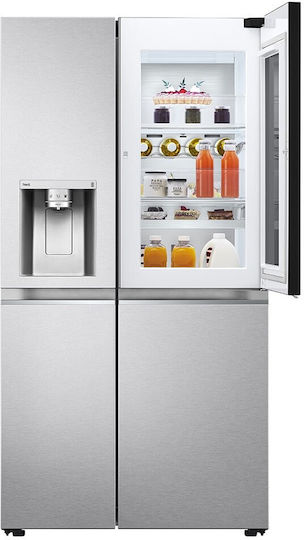 LG Ψυγείο Ντουλάπα 635lt Total NoFrost Υ179xΠ91.3xΒ73.5εκ. Inox GSXV91MBAE