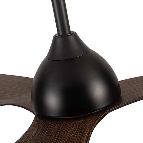 Eurolamp Ceiling Fan 132cm Brown / Black