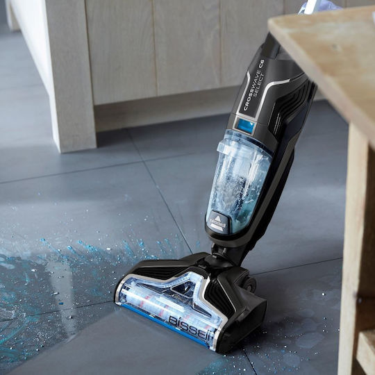 Bissell Crosswave Презареждаща Вертикална Прахосмукачка 36V Сива