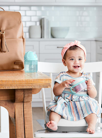 Skip Hop Sip 'n Snack Set Παιδικό Παγούρι Πλαστικό Γαλάζιο (Διάφορα Σχέδια/Χρώματα)
