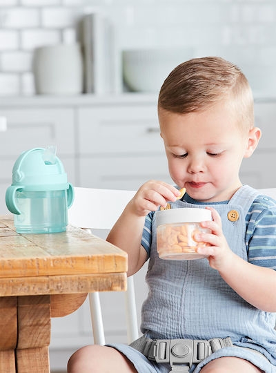 Skip Hop Sip 'n Snack Set Παιδικό Παγούρι Πλαστικό Γαλάζιο (Διάφορα Σχέδια/Χρώματα)