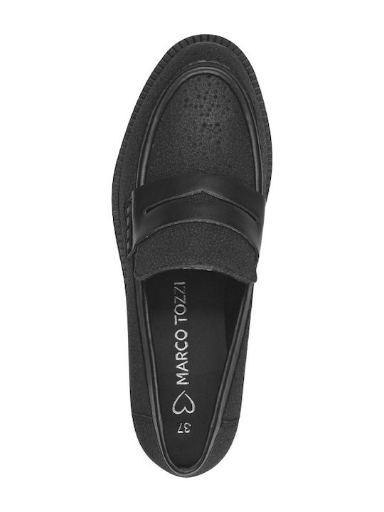 Marco Tozzi Women's Moccasins in Black Color