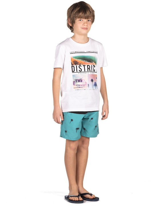 District75 Kids Swimwear Swim Shorts Turquoise