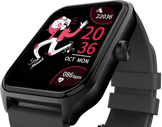 HiFuture Ultra2 Pro 45mm Smartwatch with Heart Rate Monitor (Black)