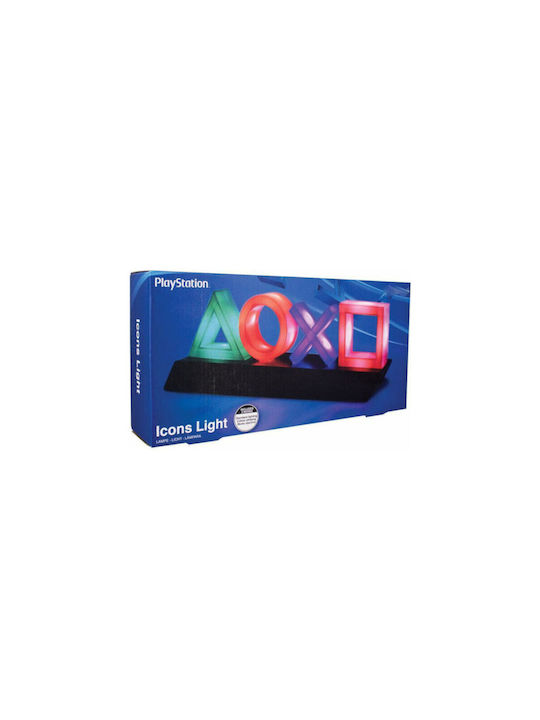 Paladone Kinder Dekorative Lampe PlayStation Light Icons mit Farbwechsel Mehrfarbig