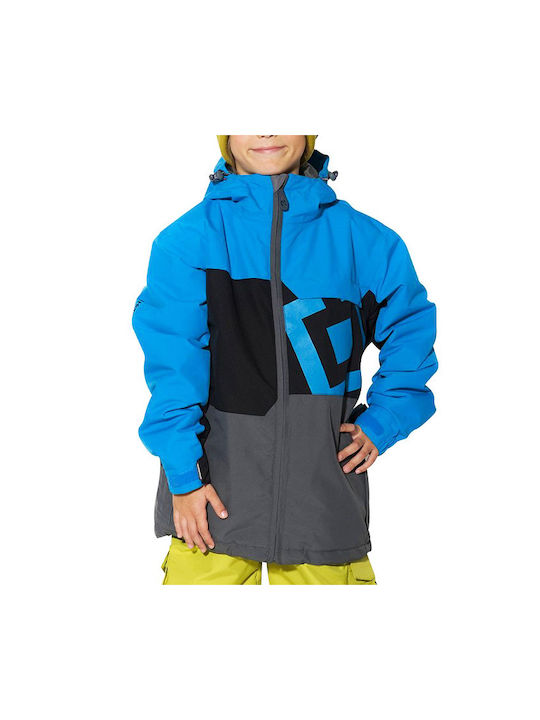 Horsefeathers Kids Sports Jacket Short with Hood Blue