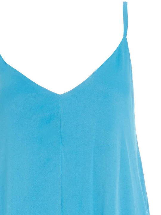 Milkwhite Summer Maxi Dress Turquoise