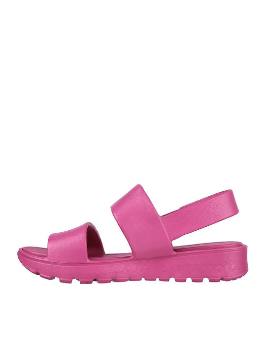 Breezy Feels Women's Flat Sandals Fuchsia