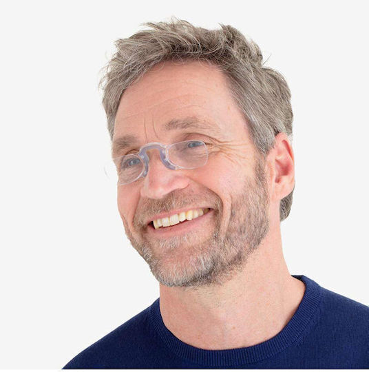 Nooz Reading Glasses +3.00 Pocket in Silver color