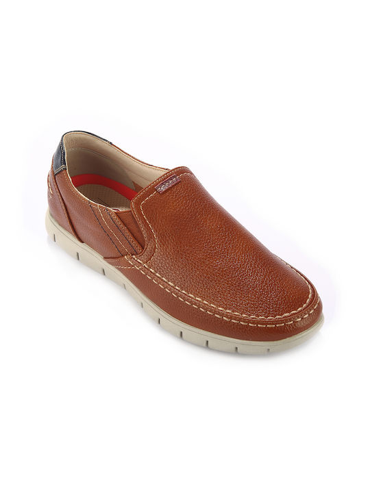 Fshoes Men's Moccasins Tabac Brown