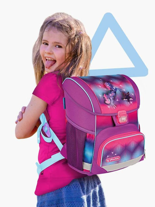 Herlitz School Bag Backpack Elementary, Elementary Multicolored 17lt