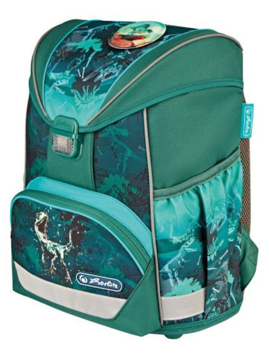 Herlitz School Bag Backpack Elementary, Elementary in Green color 16lt