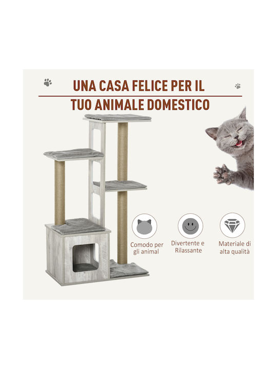 Pawhut Cat Trees Gray 30x30cm Pawhut Cat Trees Gray 30x30cm