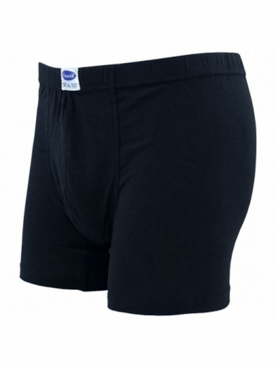 Herren Boxershorts Schwarz 12Packung