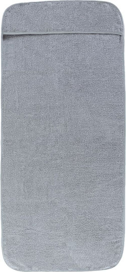 vidaXL Set 2 Hotel Face Towels 135x60 cm 400gsm Gray