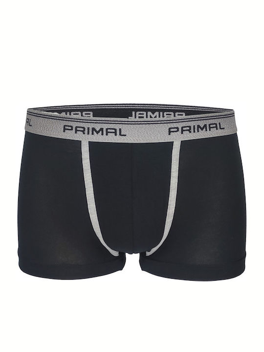 Primal Underwear Men's Boxers Black 3Pack