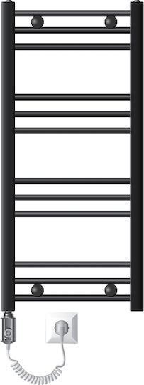 ECD Germany Ηλεκτρική Πετσετοκρεμάστρα 300W 80x40cm Γκρι