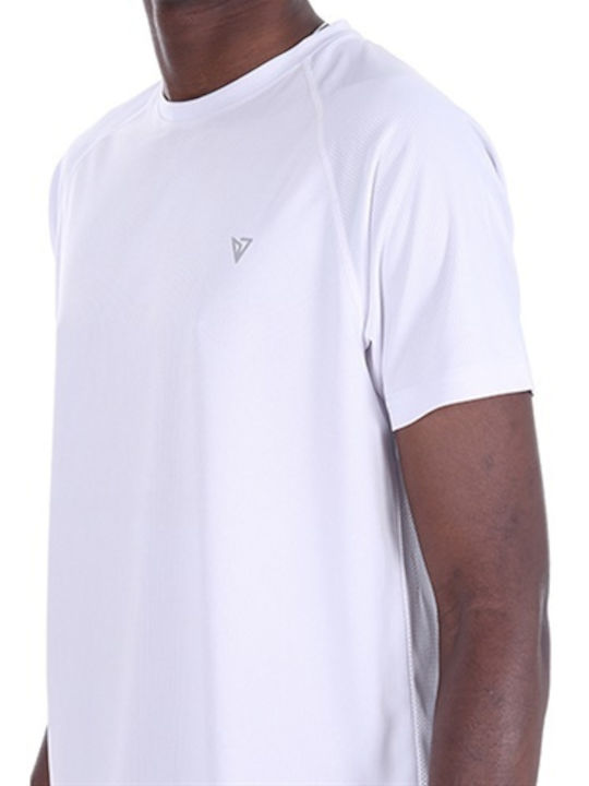 Magnetic North Men's Athletic T-shirt Short Sleeve White