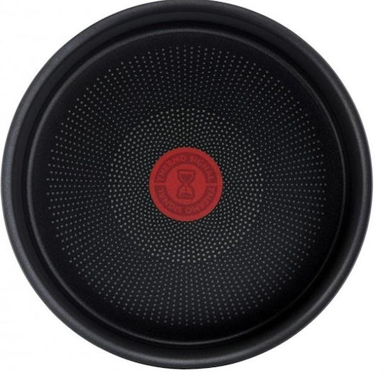 Tefal Ingenio Ultimate Σετ Κατσαρόλες από Αλουμίνιο Μαύρα με Επίστρωση από Πέτρα 3τμχ