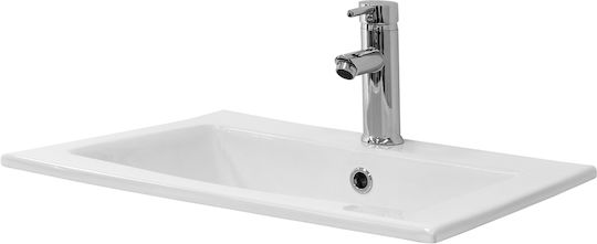 ML-Design Inset / Countertop Sink Ceramic 45x22.5x42cm White