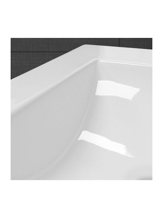 ML-Design Вградена / Надеждна мивка Керамика 45x22.5x42см Бял