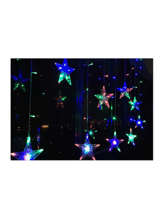 Αστεριού Curtain Light 6 Weihnachtslichter LED Mehrfarbig Elektrisch vom Typ Regen mit Programmen