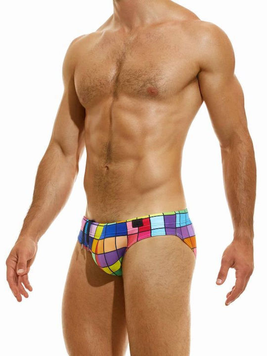 Modus Vivendi Men's Swimwear Slip Multicolour with Patterns