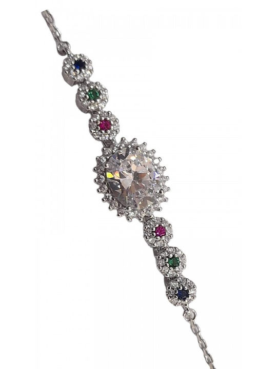 Prince Silvero Bracelet made of Silver with Zircon