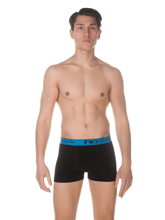 Comfort Herren Boxershorts Schwarz 1Packung