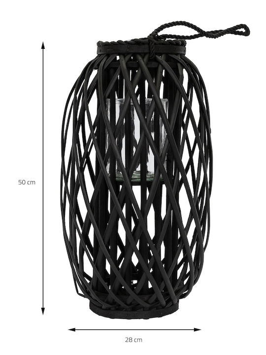 ECD Germany Χριστоулгенски свещи и свещници Свещ Черен 28x50см.