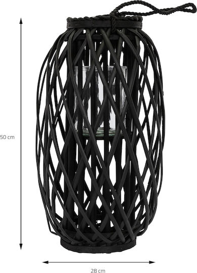 ECD Germany Χριστоулгенски свещи и свещници Свещ Черен 28x50см.