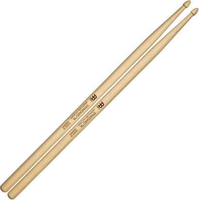 Meinl Hickory Drumsticks Drums Standard Tip Drumstick 7A with Tip Shape Acorn