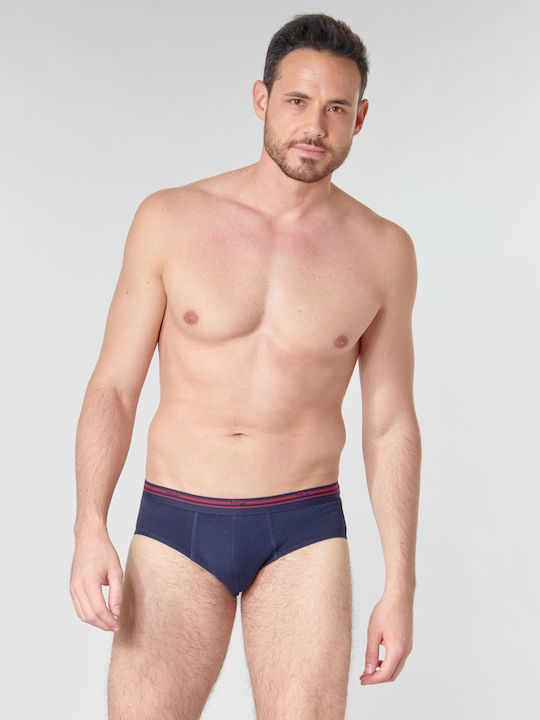 Herren Slips Blau 3Packung