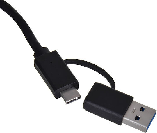 Unitek U1313C Αντάπτορας Δικτύου USB-C με Ενσύρματη Σύνδεση Ethernet