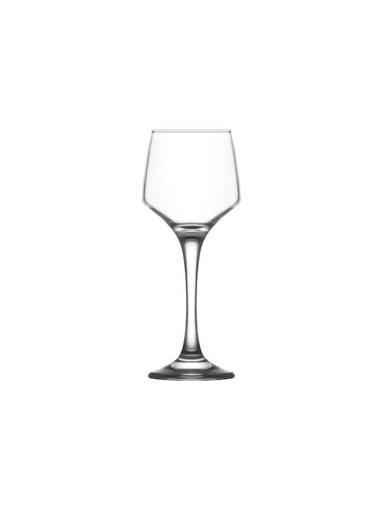 Set Gläser für Weißwein aus Glas Mit Stiel 6Stück