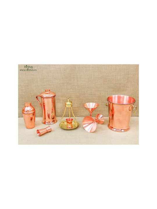 Glas Wasser aus Kupfer in Rose Gold Farbe 400ml