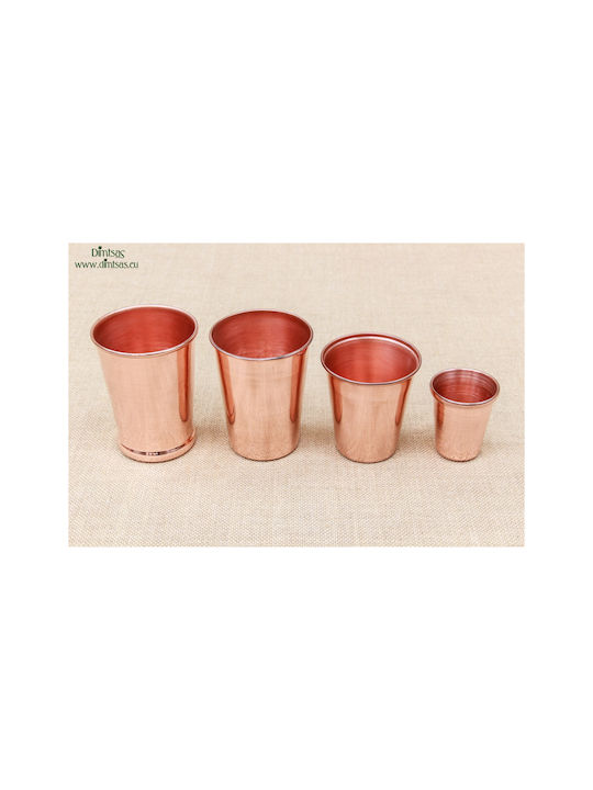 Glas Wasser / Cocktail/Trinken aus Kupfer in Rose Gold Farbe 410ml