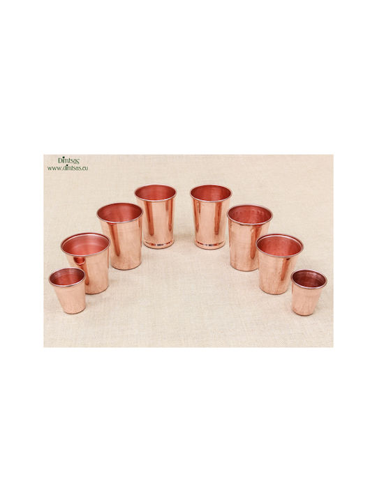 Glas Wasser / Cocktail/Trinken aus Kupfer in Rose Gold Farbe 100ml