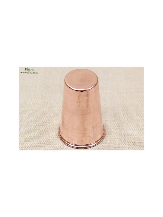 Glas Wasser / Cocktail/Trinken aus Kupfer in Rose Gold Farbe 410ml