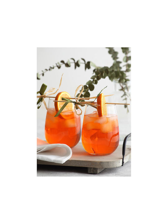Luigi Ferrero Set Gläser Wasser / Cocktail/Trinken aus Glas 360ml 6Stück