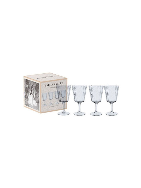 Laura Ashley Set de Pahare pentru apa din Sticlă 380ml 4buc