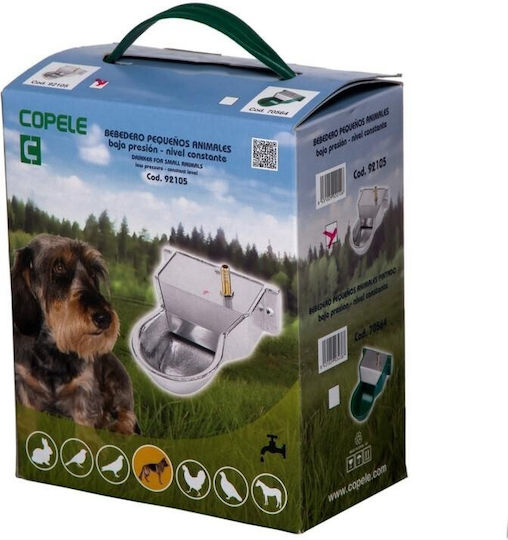 Copele Automatic Stainless Steel Waterer for Dog in Gray Color