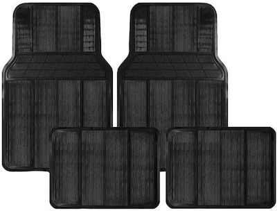 Auto Gs Set of Front and Rear Mats Universal 4pcs from Rubber Black